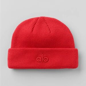 ALO YOGA | ✨NEW✨ Notable Beanie in Bright Red